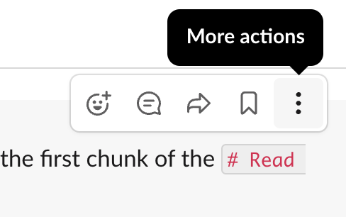 More Slack actions